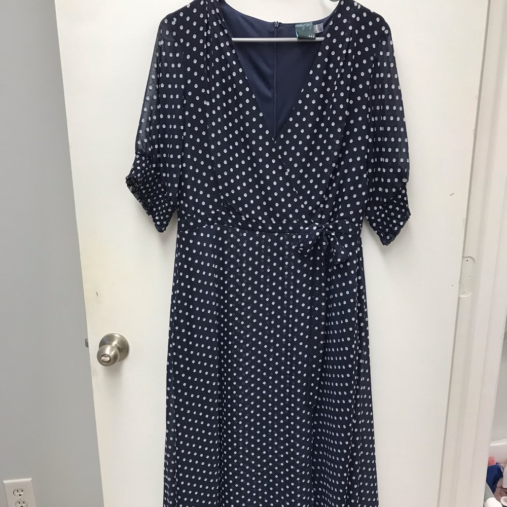 Gabby Skye Navy Dress